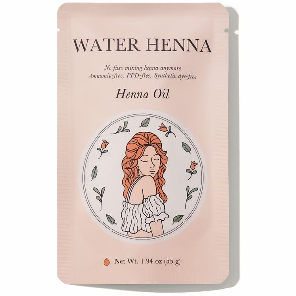 Korean Henna hair Dye 1 Set 4.4 oz (130g) - PPD-free, Synthetic dye-free, liquid Henna Hair Dye, Water Henna