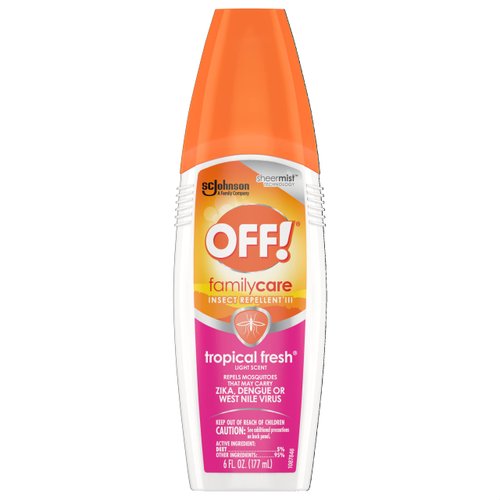 OFF!? FamilyCare Insect Repellent lll, Tropical Fresh, 6 fl oz