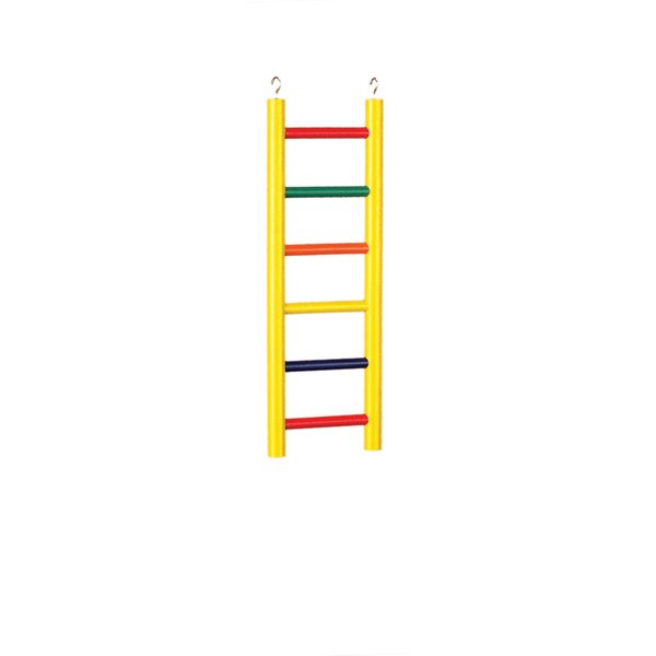 Prevue Pet Products BPV01135 Carpenter Creations Hardwood Bird Ladder with 6 Rungs, 12-Inch, Colors Vary