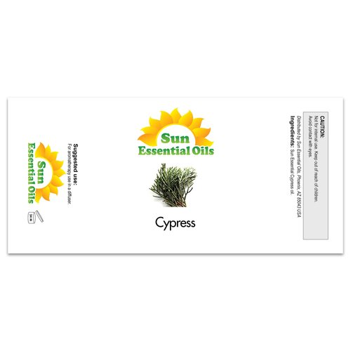 Sun Essential Oils - Cypress Essential Oil 16oz for Aromatherapy, Diffuser, Muscle Ease - Cypress Essential Oil Bulk - Aromatherapy Oil