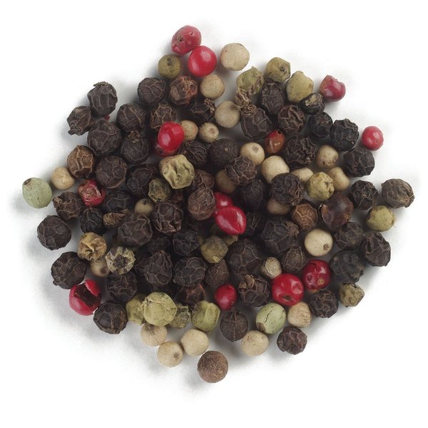 Frontier Co-op Peppermill 4-Peppercorn Blend, 1-Pound Bulk, Gourmet Blend of Black, White, Green & Pink Peppercorns