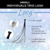 Ardell False Eyelashes Individual Trios Long Black 4 Pack