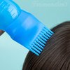 Framendino, 3 Pack Blue 6 Ounce Hair Dye Root Comb Applicator Bottle with Graduated Scale for Salon