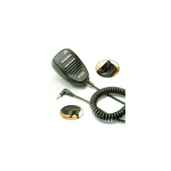 Two-Way Radios Mini Speaker Microphone for Yeasu and Most FRS Series Family Radios w/Side Mounted Plug (JD-3604)
