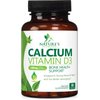 Calcium 1200 mg Plus Vitamin D3, Bone Health & Immune Support - Nature's Calcium Supplement with Extra Strength Vitamin D for Extra Strength Carbonate Absorption Dietary Supplement - 60 Tablets