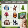DeFieltro Sewing Kit for Kids Forest Animals Creative & EDUCACIONAL - Beautiful Complete Sewing Craft Kit with Easy-Perforation Felt for Kids - Beginners Sewing Kit for Hours of Fun Ages 8-12