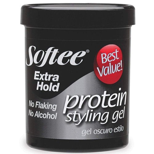 Softee Protein Styling Gel Extra Hold 15 Oz,Pack of 3