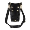 Hairdressing Scissor Pouch Belt, Real Leather Salon Barber Hairdresser Shears Holster Hair Stylist Tools Bag with Adjustable Belt for Combs, Hair Clip