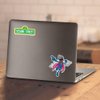 Sesame Street Super Grover and Logo Collectible Stickers