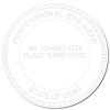 Professional Engineer Seal for Utah, Grey Soft Seal, 1-1/2 Seal Reach, State Board Approved, Soft Grip for Comfort, Portable and Easy to Use
