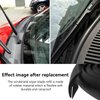 HERCHR Rubber Strip, 1.7M/ 5.6Ft Car Front Windshield Window Seal Strirp Moulding Trim, Black Rubber Seal Car Windshield Window Door Seal Strip Weather Seal Rubber Stripping Car Window Seal