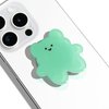 GRIPONG Cute 2D Gummy Bear Shape Expandable Collapsible Mobile Phone Grip Stand Holder for Smartphone Tablet Cell Phone Accessory (Green)