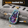 Cool Sprockets Hand Roller Fidget Chain Toys, Metal Fidget Spinner, Sensory Bike Chain Gears, EDC Novelty Anti Anxiety Hand Finger Spinner Kinetic Desk Office Birthday Gift for Boys Men Boyfriend