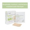 McKesson Hydrocellular Foam Dressings, Sterile, Silicone Adhesive with Border, Dimension 4 in x 4 in, Pad 3 in x 3 in, 10 Count, 1 Pack