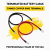 Spartan Power Battery Cable 1 Foot or 12 Inch 4 Gauge AWG Wire Set 5/16" M8