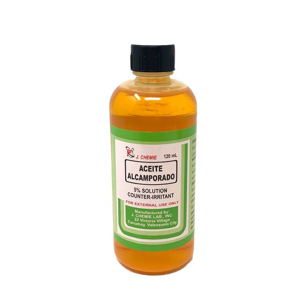 Alcanforado, (Camphor Essential Oil),Brand, 120ml, 1 Count.