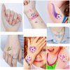 Sixberry Glitter Football Temporary Tattoos for Kids, 20 Sheets Soccers Ball Tattoo Stickers for Boys Girls Birthday Party Favors, School Activity Sports Games Teams Decorations Goodie Bags Stuffers