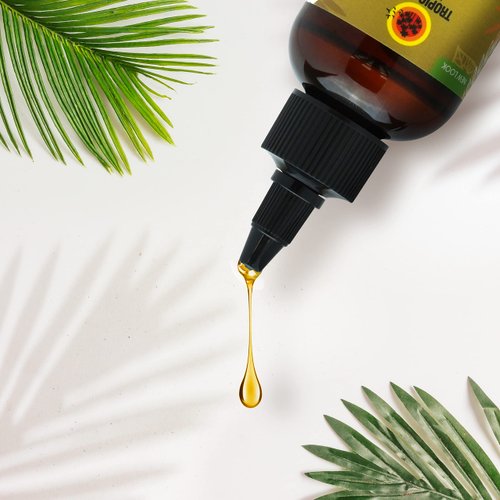 Tropic Isle Living Jamaican Black Castor Oil - Plastic PET Bottle 4oz | For Hair Growth, Skin Conditioning, Eyebrows & Eyelashes, Hair & Scalp Treatment Oil and Nail Care