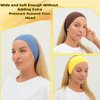 RITOPER Workout Wide Headbands for Women Non Slip, Super Soft Yoga Running Exercise Head Bands, Elastic Sweat Band Hair Bands for Women's Hair, Womens Headbands Hair Wrap
