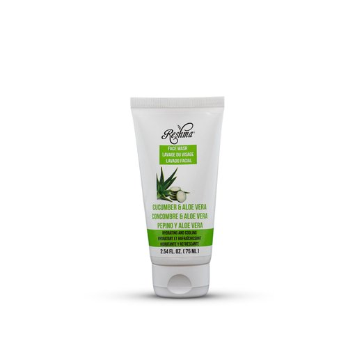 Reshma Beauty Travel Size Cucumber & Aloe Vera Face Wash | Cleanser for All Skin Types & Dull Skin | Gentle Cleanser for Nourishing and Hydrating Skin| TSA Approved | For Daily Use - Cruelty Free