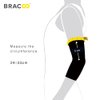 Bracoo Elbow Support Brace, Adjustable Compression with Dual Stabilizers Splint for Sprain, Joint Pain Relief, Tendonitis, Tennis-Golfer's Elbow Treatment, Reversible, EP30