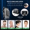 Tuanchuanrp Professional Hair Clippers for Men, Cordless Barber Clippers for Hair Cutting & Grooming, LED Display Hair Clippers and Trimmer Set for Barber Haircut with 8 Fade Taper Combs