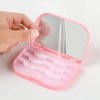 HomeSoGood 2 Pack Empty False Eyelashes Storage Box, 3 Layer False Eyelash Case Fake Eye Lash Organizer with Makeup Mirror Travel Storage Case(Not Including False Eyelashes)