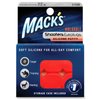 Mack's Shooters Moldable Silicone Putty Ear Plugs, Orange, 3 Pair