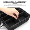 ZIBARBER Barber Carrying Case,Barber Case, Stylist Tool Box Professional Salon Hair Cutting Grooming Kit Storage Organizer for Clippers, Scissors, Barber Supplies (Small)