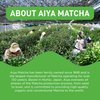 Aiya Matcha To Go Single Serve Packs - Ceremonial Grade Pure Matcha Green Tea Powder (10 Count)