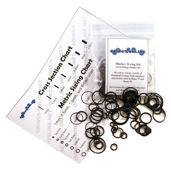 Spyder MR1 Paintball Marker O-Ring Kit - 2 Rebuilds