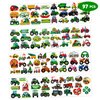 8 Sheets (97 PCS) Tractor Themed Birthday Party Supplies Favors Decorations Decor Temporary Tattoos Stickers For Kids Gifts Classroom School Prizes Rewards