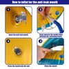 Kalolary Inflatable Baby Swimming Ring, Mommy and Baby Parent-Child Double Person Inflatable Float Seat Swimming Boat with Removable Sun Canopy for Baby and Mom Swim Ring Summer Pool Supplies