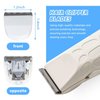 LINGSEE New Replacement Trimmer Blades for Professional Peanut Snap On Clipper/Trimmer Blade #2068-300 Compatible with Wahl Peanuts Hair Clipper (White, 2-pack)