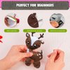 DeFieltro Sewing Kit for Kids Forest Animals Creative & EDUCACIONAL - Beautiful Complete Sewing Craft Kit with Easy-Perforation Felt for Kids - Beginners Sewing Kit for Hours of Fun Ages 8-12