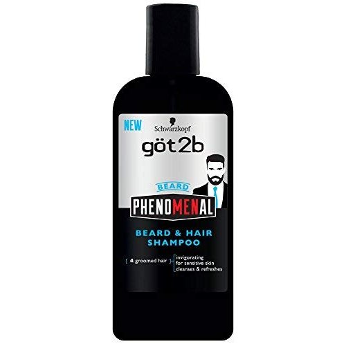 Got2b PhenoMENal Beard and Hair Shampoo, 8.4 Ounce