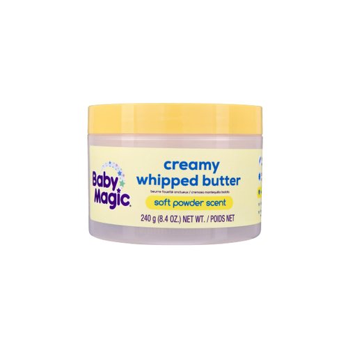 Baby Magic Creamy Whipped Butter | Helps Keep Skin Feeling Healthy and Baby Soft | Shea Butter & Colloidal Oat | 8.4 fl oz.