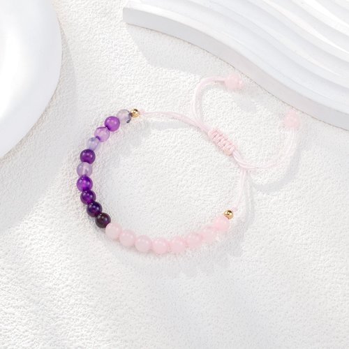 MollyQueen 18th birthday Natural Stone Beads Bracelet for Women 18th birthday decorations Sweet Eighteen Party Favors (Sweet 18 Bracelet)