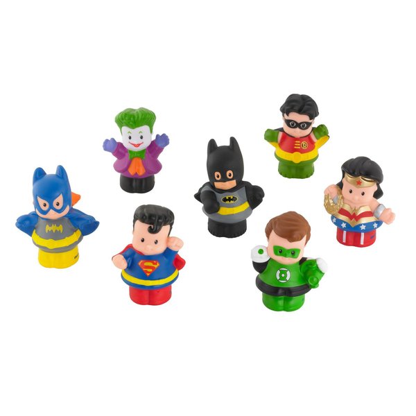 Little People Fisher Price DC Super Friends Exclusive Figure Pack of 7, 1 years - 4 years
