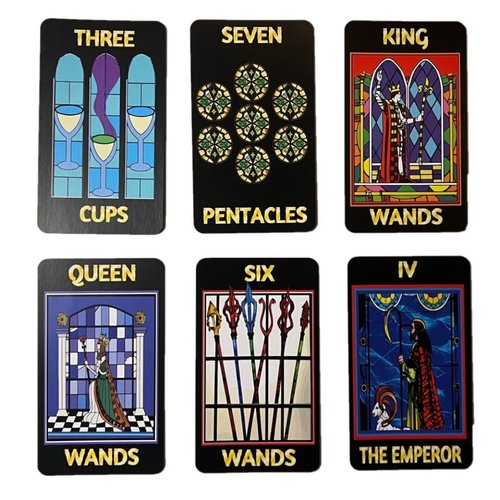 78 Tarot Cards Stain Glass