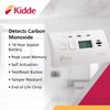 Kidde Carbon Monoxide Detector with 10-Year Battery, Digital Display, 3 LEDs, Replacement Indicator, Peak Level Memory