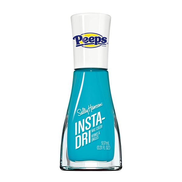 Sally Hansen Insta-Dri x PEEPS® Nail Polish Collection - PEEPS® Blue Chick, Sugary Texture, 0.31 fl oz.