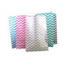 N'icePackaging 50 Qty 6" x 9" Mixed Chevron Flat Plain Paper Gift Bags or Patterned Decorative Bags for candy, cookies, merchandise, pens, Party favors, showers, holidays, events and gifts