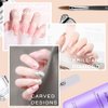 AIJIMEI Acrylic Powder Acrylic Nail Kit with Professional Liquid Monomer Clear Acrylic Nail Tools Set Nail Extension Acrylic Nail System Nail Art Starter Kit (Set A)
