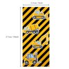 100 Pieces Construction Theme Cellophane Bags, Construction Theme Goodie Favor Bags, Truck Themed Candy Treat Bags Gift Bags with 100 Pieces Golden Twist Ties for Kids Boys Party Supplies Decorations