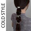 EOQPDECD 3 Pcs Metal Ponytail Buckle Claw Clips Hair Clips High Ponytail Holding Artifact Hair Clips for Women Metal Ponytail Hairpin for Thick Thin Long Hair Hair Accessories Daily Party Gift