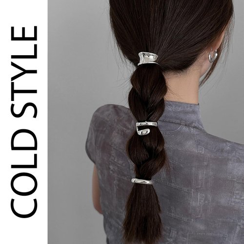 EOQPDECD 3 Pcs Metal Ponytail Buckle Claw Clips Hair Clips High Ponytail Holding Artifact Hair Clips for Women Metal Ponytail Hairpin for Thick Thin Long Hair Hair Accessories Daily Party Gift