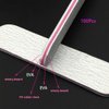 50 Packs 100/180 Grits Mini Nail Files and Buffers Double Sided Emery Boards Manicure Tool for Acrylic Nails, Nail Care