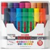 uni Prockey Fine Point and Bold Point Marker Pen 15-color Set PM150TR15CN