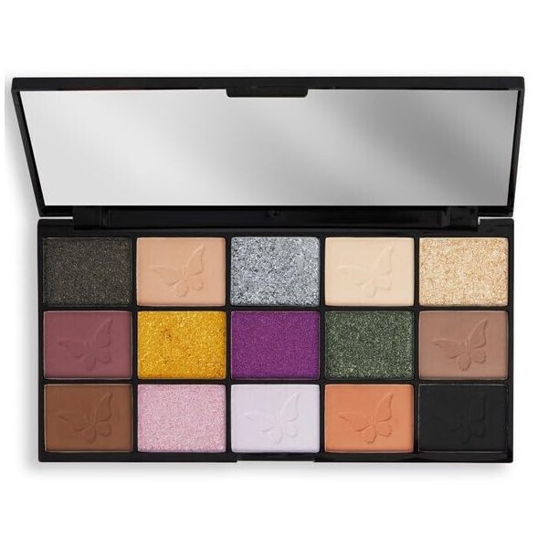 MakeUp Revolution London Twisted Fantasy Palette Makeup Eyeshadow,15 Shades, Lasts All Day Long, Vegan & Cruelty Free, Affection 15 x 0.05 oz (1.5g)